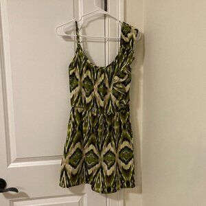 Green Envy Me Asymmetrical Dress